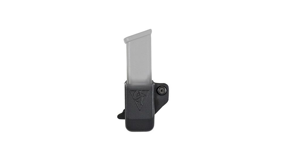 Comp-Tac Single Mag Pouch Belt Clip, Size 19, Black, 739189120994
