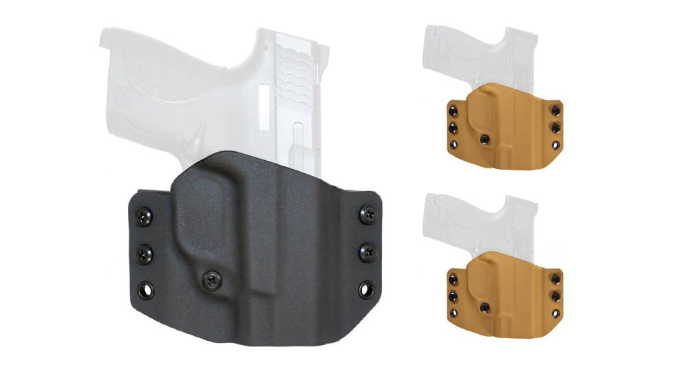 Comp-Tac Warrior OWB Belt Holsters, Black, Coyote Brown, Flat Dark Earth