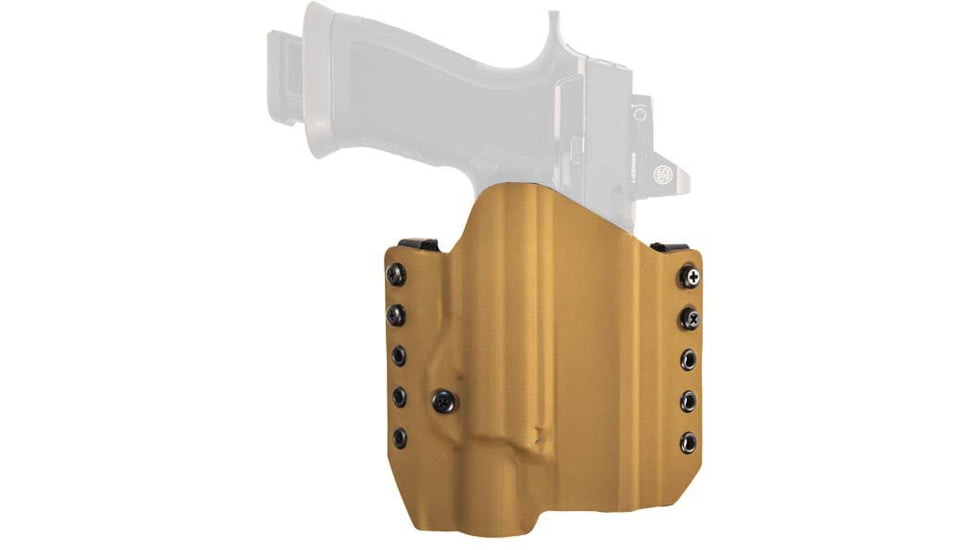 Comp-Tac Warrior with Light OWB Kydex Holster, Sig -P320/RX Full Size 9/40 + TLR-1/HL, Right Hand, Coyote Brown, C828SS242RCBN