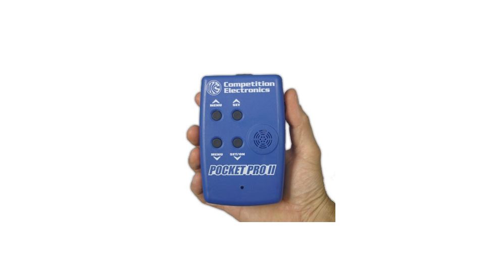 Competition Electronics Pocket Pro II Chronograph, 1,500 Hz Buzzer Output, Blue 250-000-481