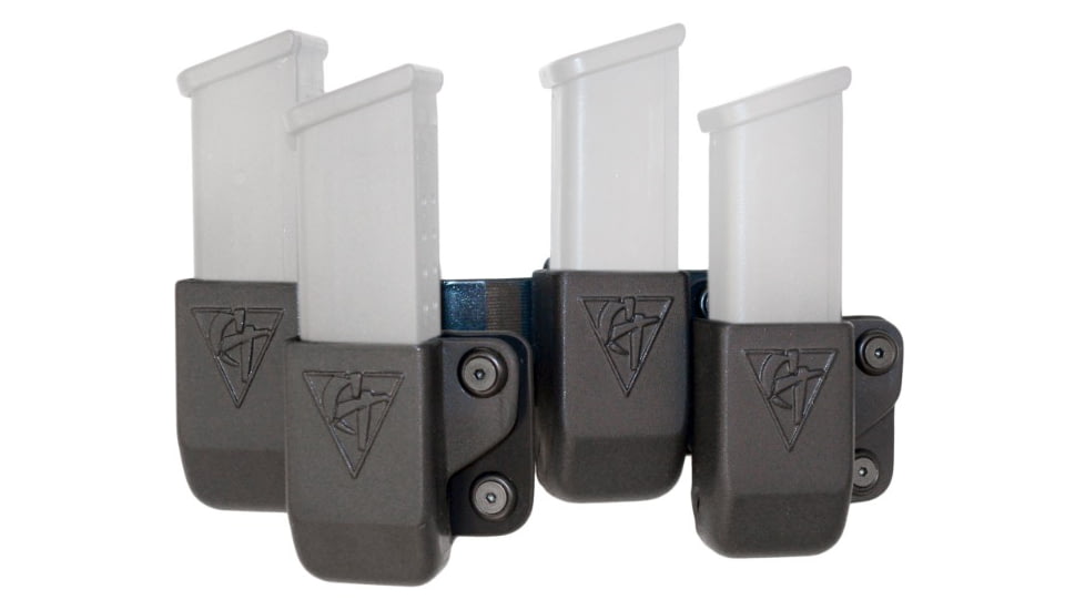 CompTac Beltfeed 4 Mag OWB Kydex , Black , Left, Glock 9/40 Double Stack, .45 GAP, C66804000LBKN