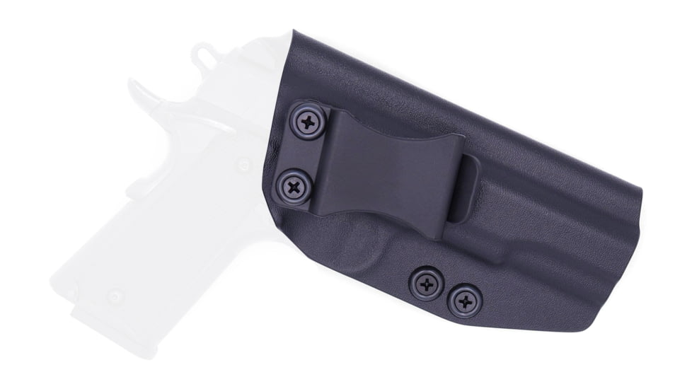 Rounded IWB KYDEX Holster, Browning 1911 .380, Right Hand, Black, BRN-1911380-BK-RH-VAR