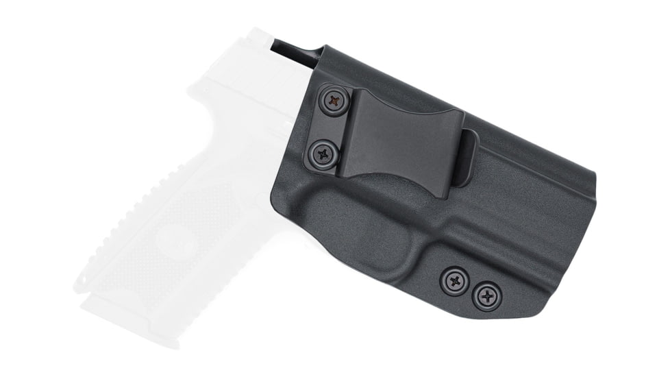 Rounded IWB KYDEX Holster, FNH 509, Right Hand, Black, FNS-FN509-BK-RH-VAR