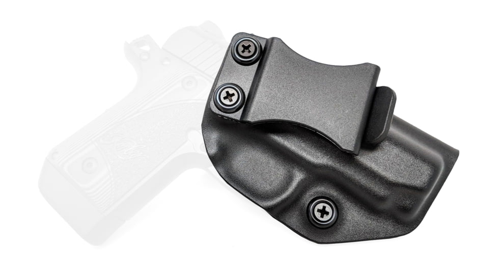 Rounded IWB KYDEX Holster, Kimber Micro 9, Right Hand, Black, KBR-MICRO9-BK-RH-VAR