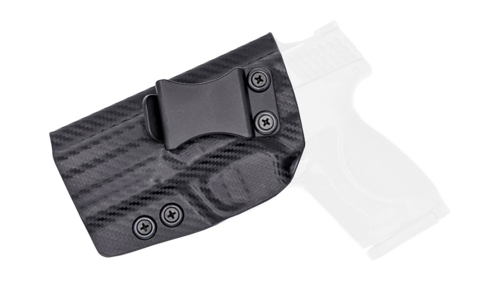 Rounded IWB KYDEX Holster, S&amp;W M&amp;P 9/40 M2.0 3.6in Compact/Sub-Compact, LH, Black, SWN-MP940M2036C-BK-LH-VAR