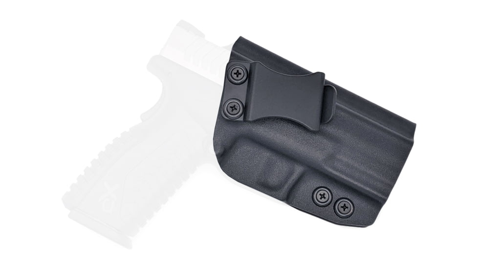 Rounded IWB KYDEX Holster, Springfield XD-M 3.8in 9mm, Right Hand, Black, SFA-XDM38-BK-RH-VAR
