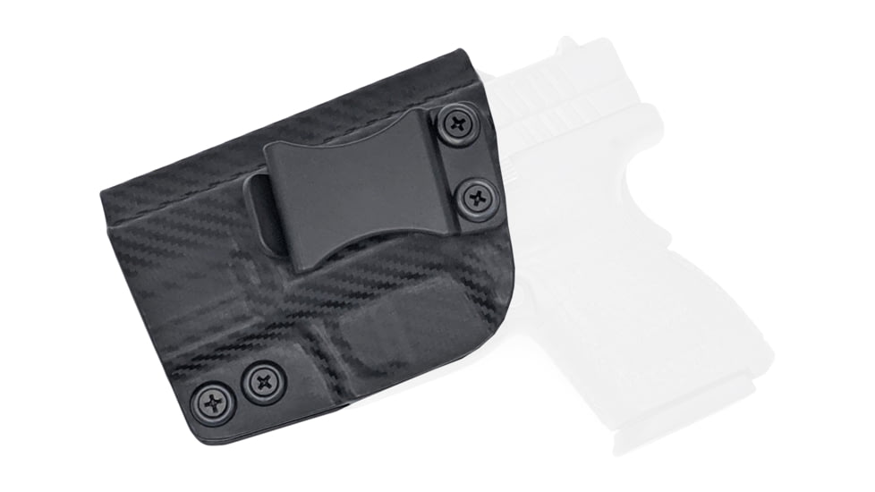 Rounded IWB KYDEX Holster, Springfield XD MOD.2 3.3in 45 ACP Sub-Compact, Left Hand, Carbon Fiber, SFA-XDMOD245-CF-LH
