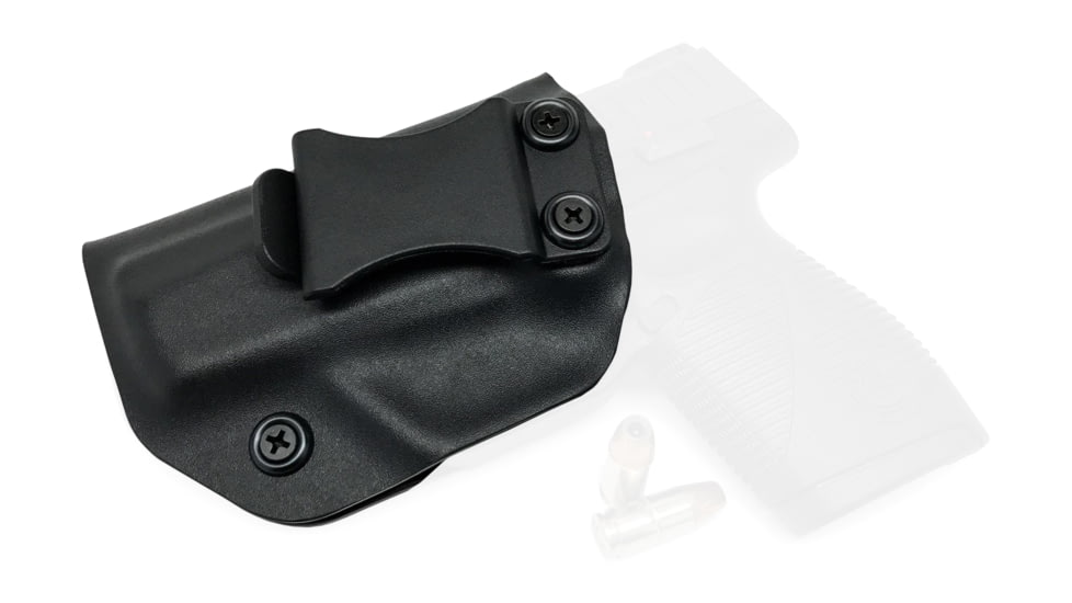 Rounded IWB KYDEX Holster, Taurus PT709/PT740 Slim, Left Hand, Black, TRS-PT709S-BK-LH