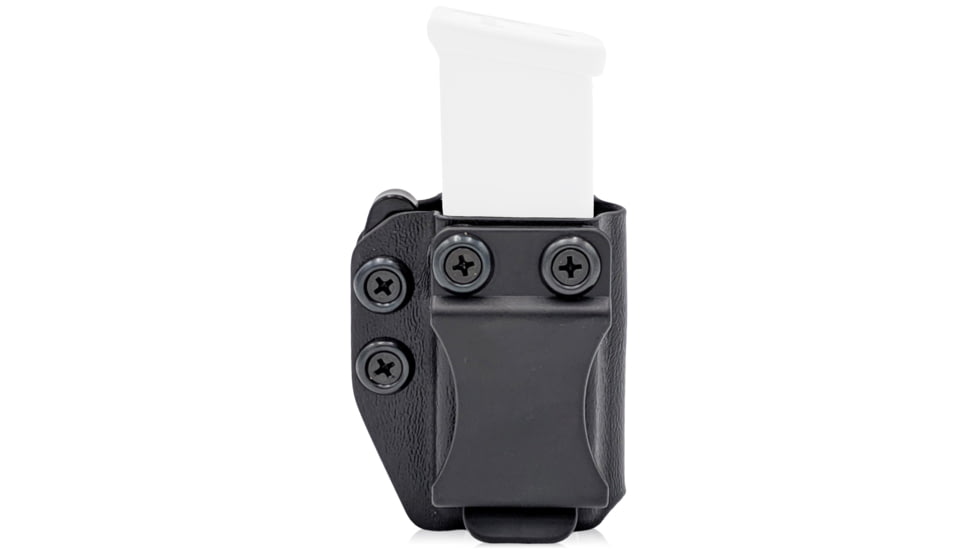Rounded IWB/OWB MRD Magazine KYDEX Holster, 9mm/.40 Double Stack, Ambidextrous, Black, CEX-940-DS-BK-MAG