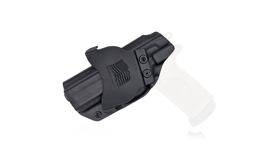 Rounded OWB KYDEX Paddle Holster, FN Herstal FNX 45, Right Hand, Black, FNS-FNX45-BK-RH-OWBPDL