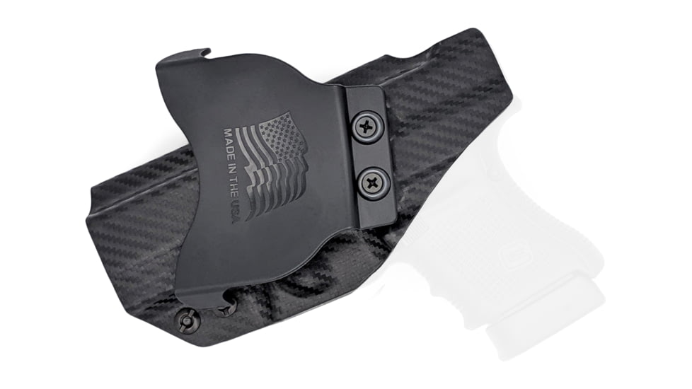 Rounded OWB KYDEX Paddle Holster, Glock 29/30/30SF, Right Hand, Carbon Fiber, GLK-G30-CF-RH-OWBPDL
