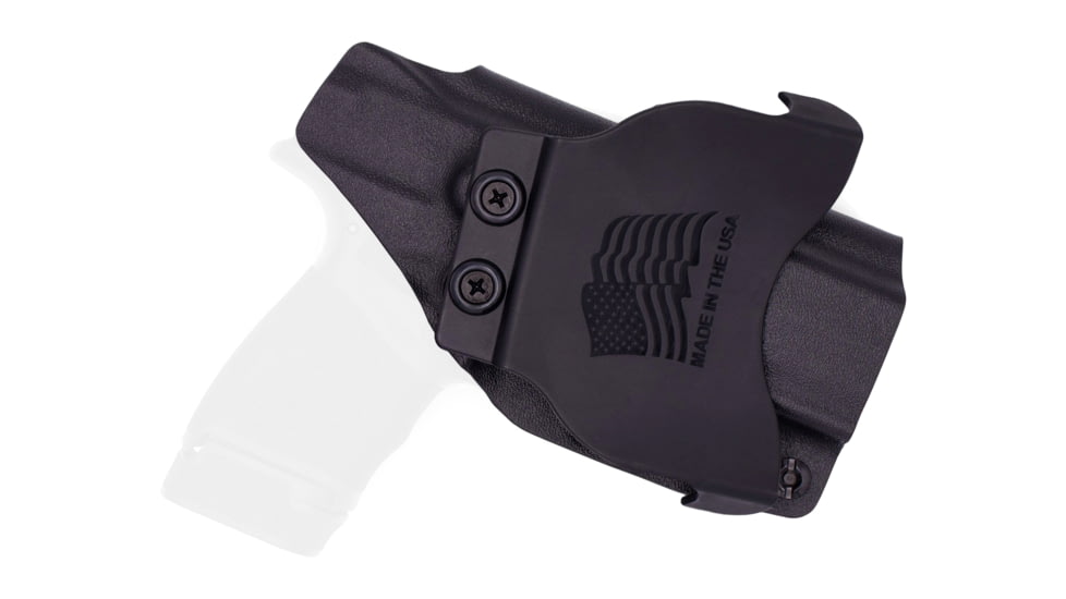 Rounded OWB KYDEX Paddle Holster, Springfield Armory HELLCATPRO, Right Hand, Black, SFA-HELLCATPRO-BK-RH-OWBPDL