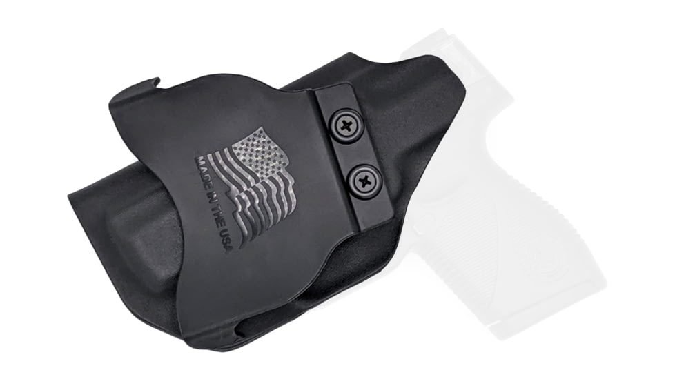 Rounded OWB KYDEX Paddle Holster, Taurus PT709/PT740 Slim, Right Hand, Black, TRS-PT709S-BK-RH-OWBPDL