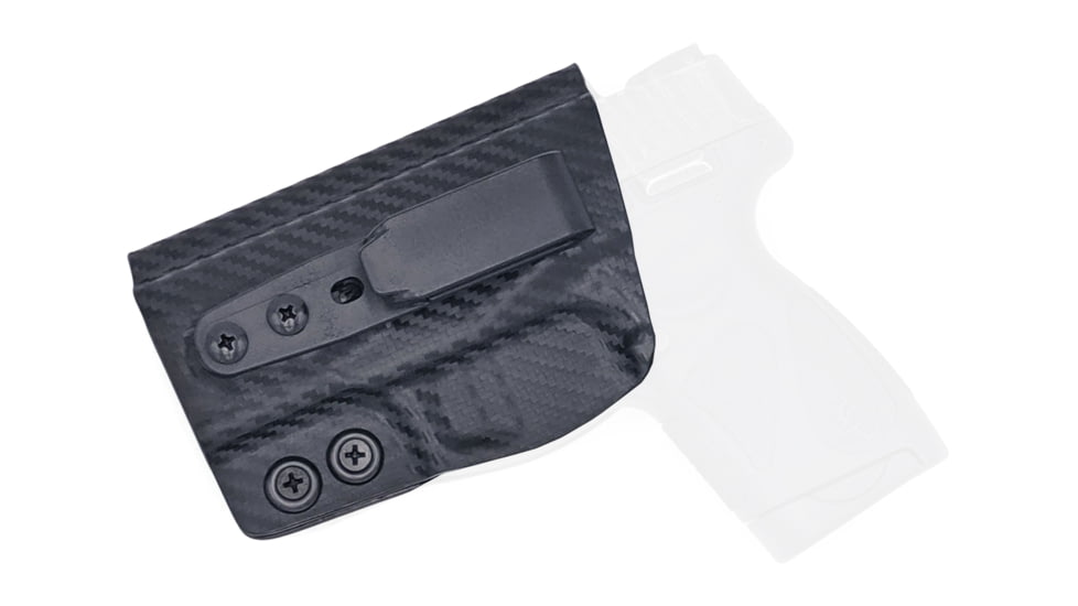 Rounded Tuckable IWB KYDEX Holster, Taurus G3C, Left Hand, Carbon Fiber, TRS-G3C-CF-LH-TUCK