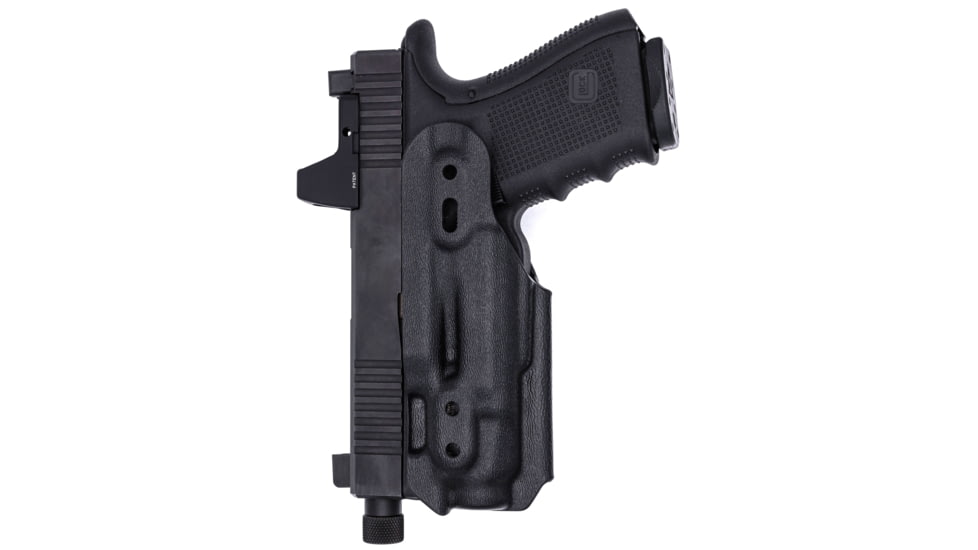 Rounded Weapon Mounted Light Holster for Streamlight TLR-7, Ambidextrous, Black, CEH000009