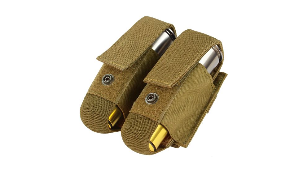 Condor Outdoor Double 40 mm Grenade Pouch, Coyote Brown, MA13-498