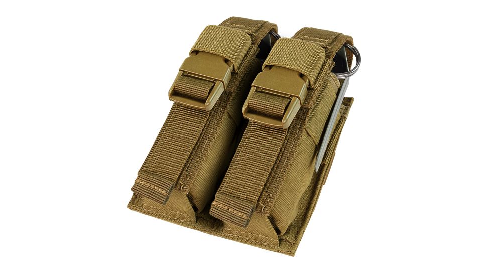 Condor Outdoor Double Flashbang Pouch, Coyote Brown, 191063-498