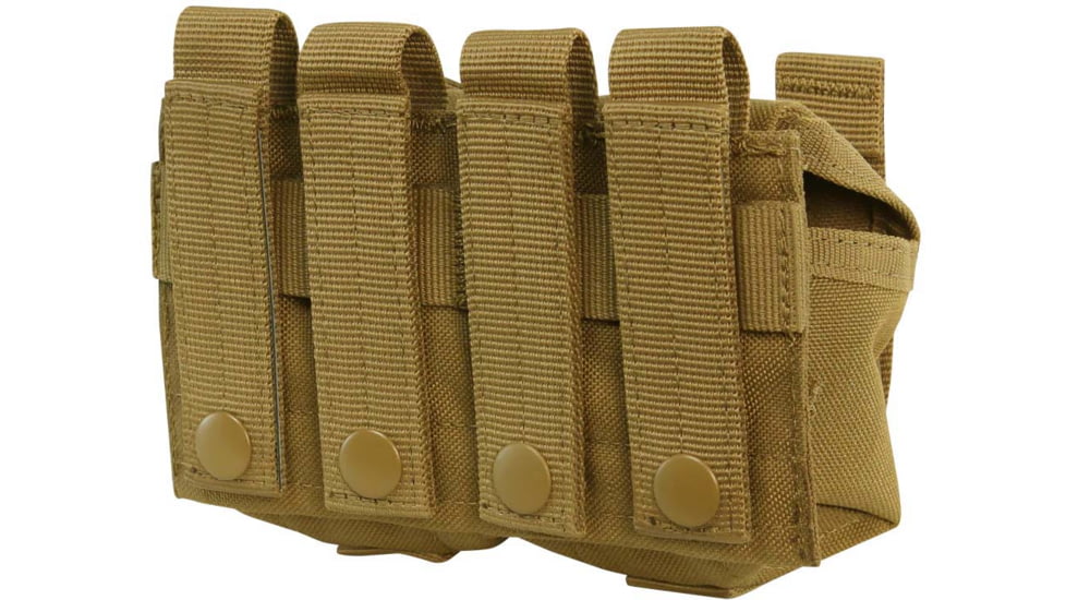 Condor Outdoor Double Frag Grenade Pouch, Coyote Brown, MA14-498