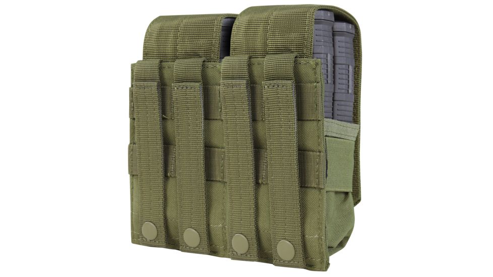Condor Outdoor Double M14 Mag Pouch - Gen II, Olive Drab, 191089-001