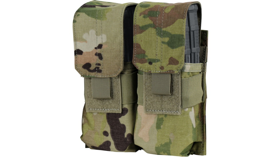Condor Outdoor Double M4 Magazine Pouch, Scorpion OCP, 12-MA4-800