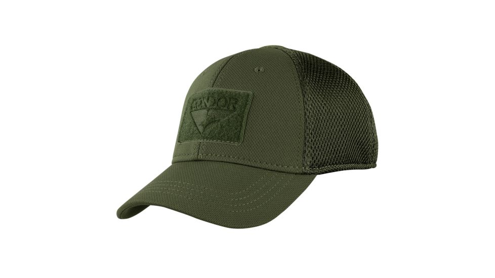 Condor Outdoor Flex Tactical Mesh Cap, Olive Drab, Small, 161140-001-S