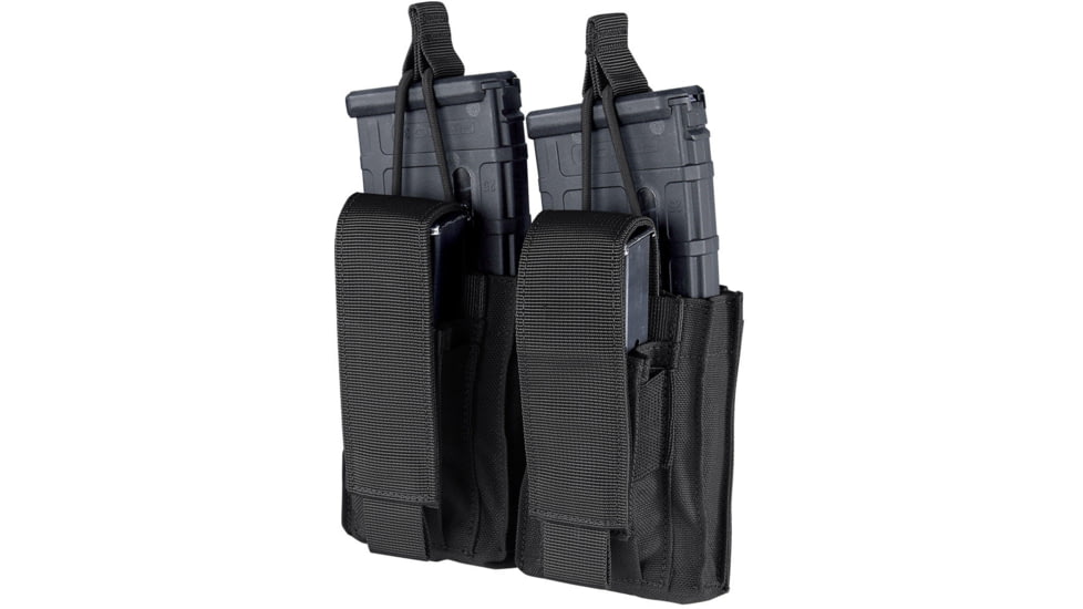 Condor Outdoor Gen 2 Double Kangaroo Mag Pouch, Black, 12-191232-002