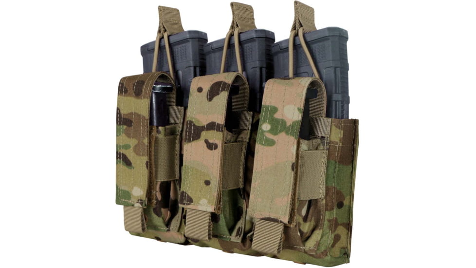 Condor Outdoor Gen2 Triple Kangaroo Mag Pouch, Multicam, 191233-008