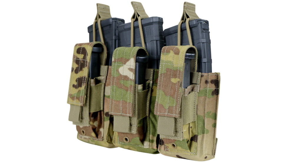 Condor Outdoor Gen 2 Triple Kangaroo Mag Pouch, Scorpion OCP, 12-191233-800