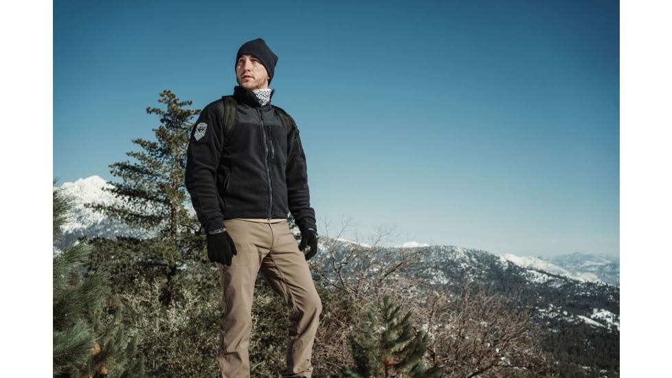 Condor Outdoor Alpha Fleece Jacket, Black, 4XL, 601-002-4XL