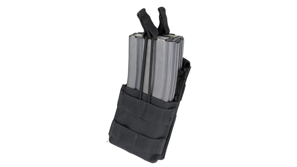 Condor Outdoor Single Stacker M4 Mag Pouch, Black, MA42-002