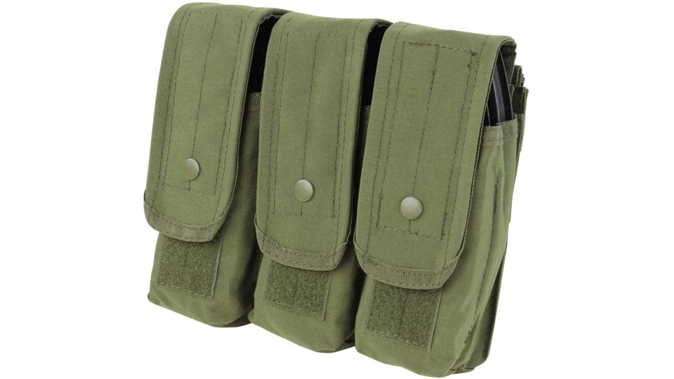 Condor Outdoor Triple AR/AK Mag Pouch, Olive Drab, MA33-001