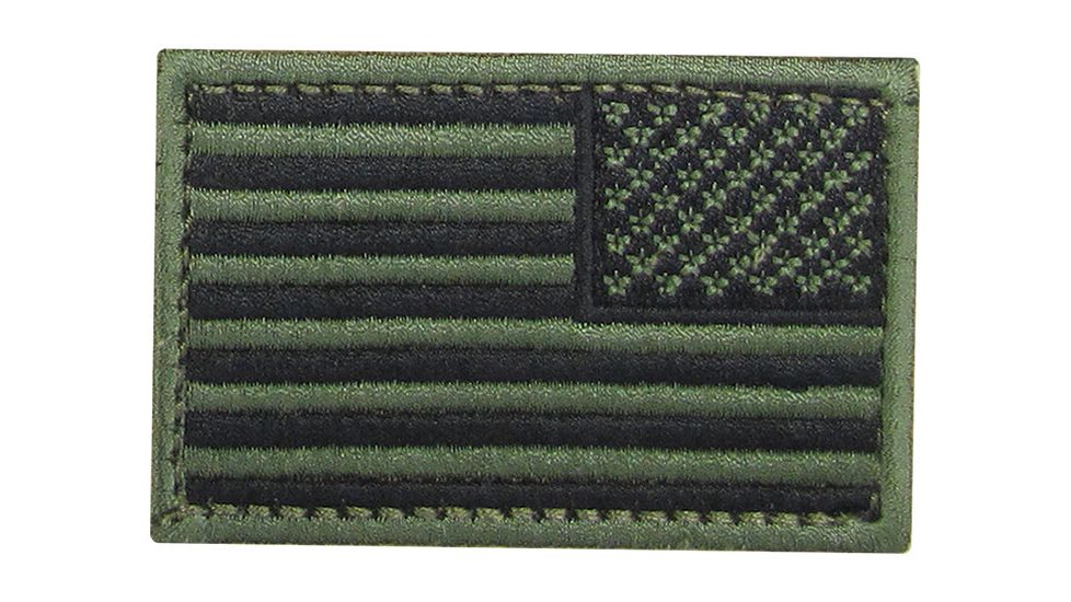 Condor Outdoor US Flag Patch 6 Pcs/Pack, R1, Olive Drab, 230-001R