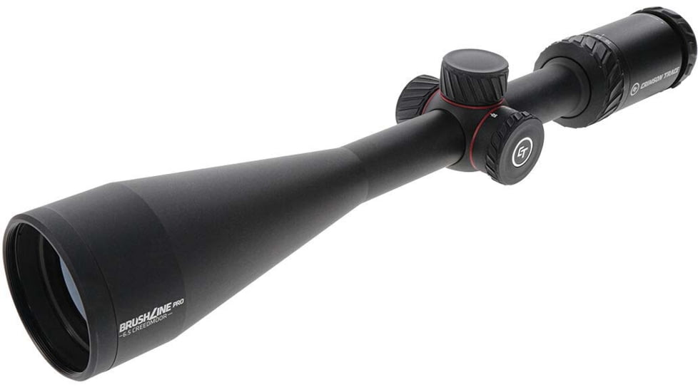 Crimson Trace Brushline Pro 6.5 Creedmoor Rifle Scope, 4-16x50mm, 1in Tube, CT Custom BDC Pro Reticle, Matte, Black, 01-3000000