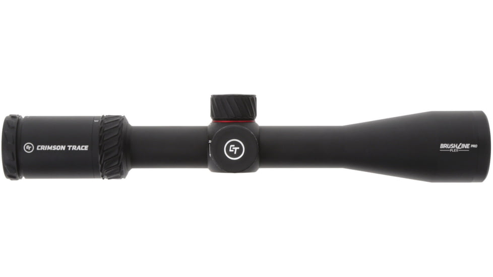 Crimson Trace Brushline Pro Rifle Scope, 3-12x42mm, 30mm Tube, Second Focal Plane, CT Plex Reticle, MOC Coating, Black, 01-01310