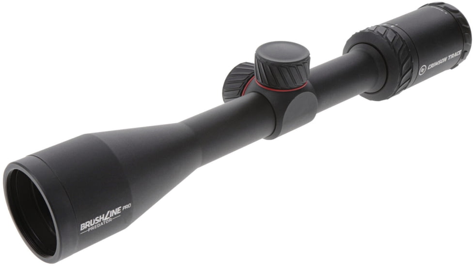 Crimson Trace Brushline Pro Rifle Scope, 3-9x40mm, 1in Tube, Second Focal Plane, CT Custom BDC Predator Reticle, MOC Coating, Black, 01-01520