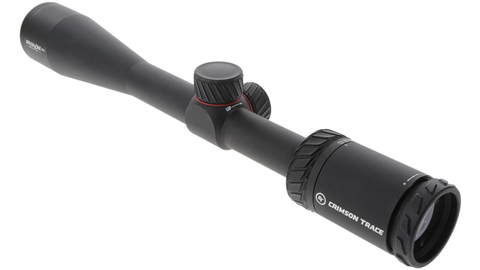 Crimson Trace Brushline Pro Rifle Scope, 4-12x40mm, 1in Tube, Second Focal Plane, CT Custom BDC Predator Reticle, MOC Coating, Black, 01-01530