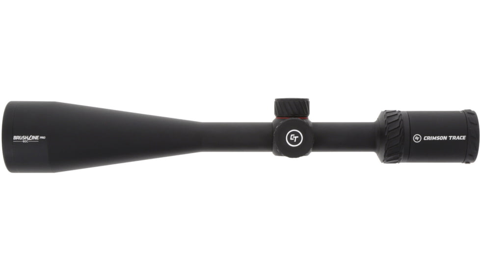 Crimson Trace Brushline Pro Rifle Scope, 6-24x50mm, Second Focal Plane, 1in Tube, CT Custom BDC PRO Reticle, MOC Coating, Black, 01-01430