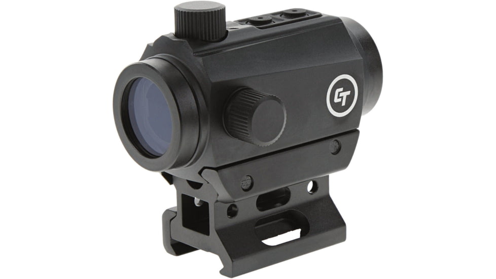 Crimson Trace 1244743 CTS-25 Black 4 MOA Red Dot Reticle, Includes Riser