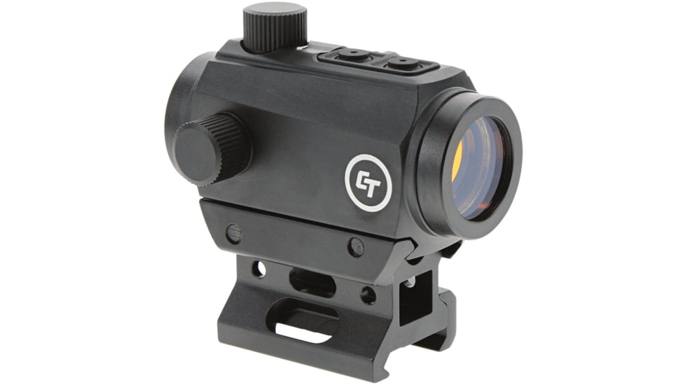 Crimson Trace 1244743 CTS-25 Black 4 MOA Red Dot Reticle, Includes Riser