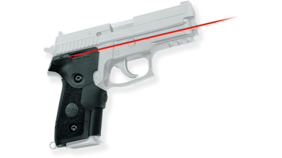 Crimson Trace CTC Lasergrip w/Front Activation, Black - Sig P228/229 - LG-429