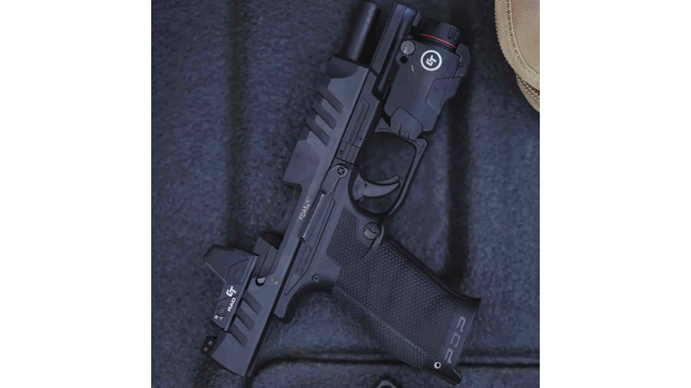 Crimson Trace Reflex Sight Rad Pro 5 MOA Green Dot M1913 Mount, Black, 01-3000037