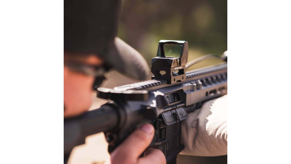 Crimson Trace Reflex Sight Rad Pro 5 MOA Green Dot M1913 Mount, Black, 01-3000037