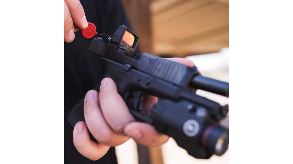 Crimson Trace Reflex Sight Rad Pro 5 MOA Green Dot M1913 Mount, Black, 01-3000037