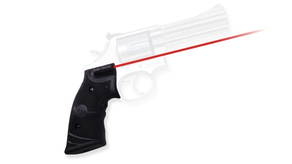 USED Crimson Trace Rubber Handgun Lasergrip for S&amp;W K/L Frame, Round Butt, LG308, EDEMO1, Condition Parts Only/Salvage, Defective