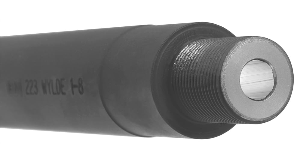 Criterion Barrels AR-15 Barrel, Hybrid Contour, .223 Wylde, 10.5 inch, Carbine Length,1-8 Twist, 1/2x28 Thread, Chrome Lined Finish, 100, Black, 15100-HY6