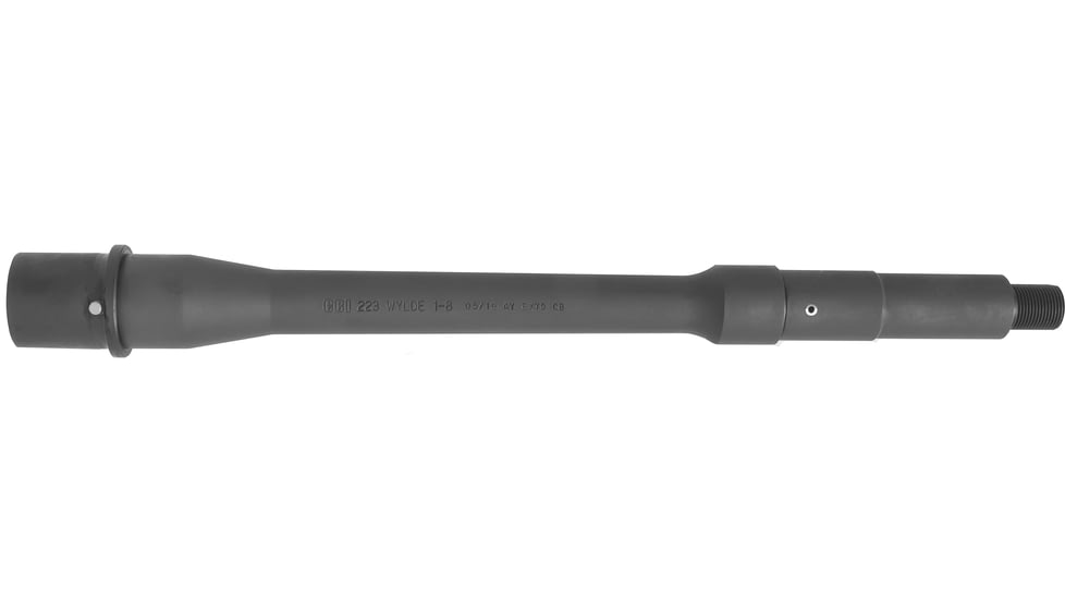 Criterion Barrels AR-15 Barrel, Hybrid Contour, .223 Wylde, 10.5 inch, Carbine Length,1-8 Twist, 1/2x28 Thread, Chrome Lined Finish, 100, Black, 15100-HY6