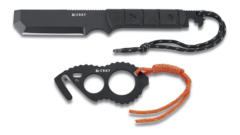 CRKT McGowan Combo Pack Knife - 2050K &amp; 2051K combined - Black 2052K