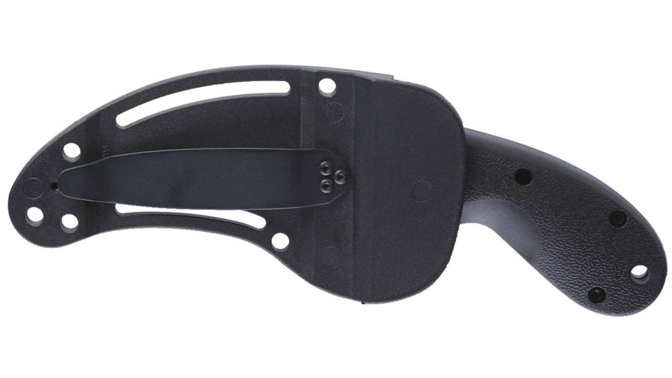 CRKT Bear Claw 2.39in Fixed Blade Knife, AUS 8, Hawkbill, Black Glass-Reinforced Nylon, 2516K