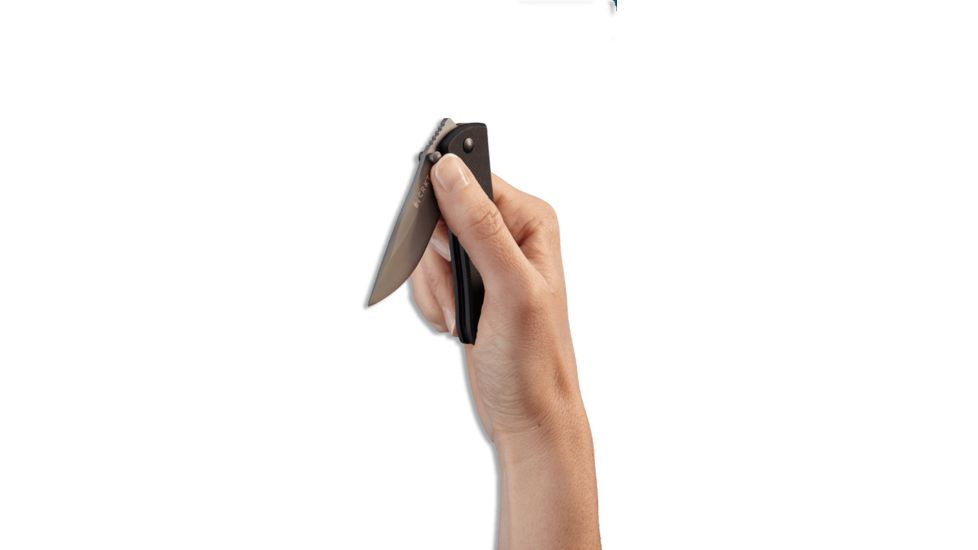 CRKT Drifter Knife - G10 Handle, Razor-Sharp Edge, Black scales 6450K