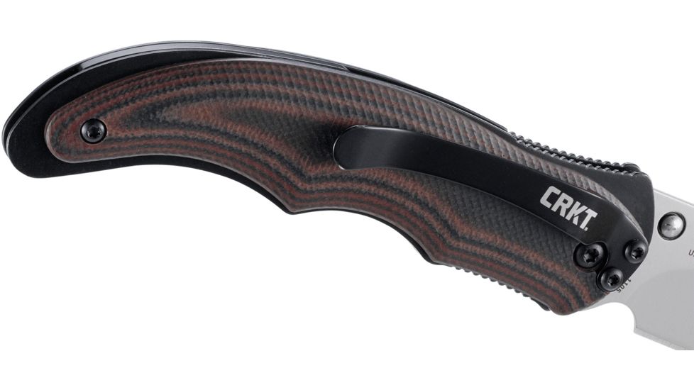 CRKT Endorser Folding Knife, Black Oxide Blade and Black Handle 1105K
